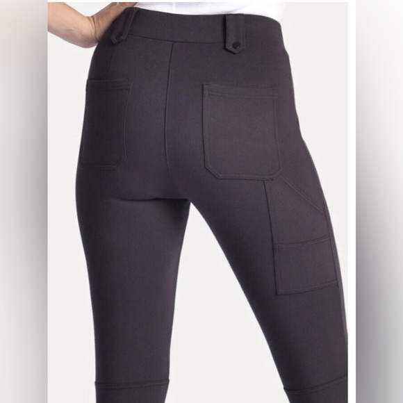 Betabrand Travel Cargo Stretchy Performance Utility Pants Color Slate - Picture 2 of 6